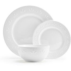 Pfaltzgraff Maddy White 12PC Dinnerware Set Service for 12