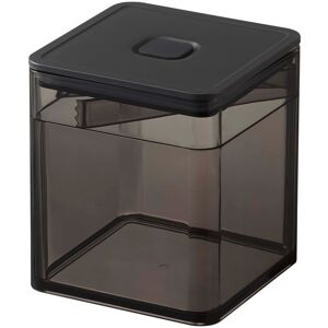 Yamazaki Home Vacuum-Sealing Food Container - Two Styles, Polypropylene, Tongs, 500ml - L 3.62 x W 3.62 x H 4.02 inches L 3.62 x W 3.62 x H 4.02 inches