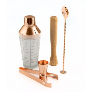 Cambridge 5-Piece Copper Mixology Set 4.5 In. W X 11.0 In. H X 4.75 In. D