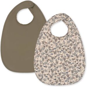 Konges Sløjd Bibs Dino - Set of 2 Blue one size unisex