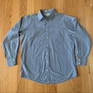 Shirts Burberry Gray Plaid Button Up Sz 16-33 Color: Gray/Silver Size: 16