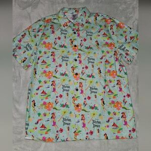 Shirts Disney Imagineering Tahitian Terrace Mens Shirt Size M Color: Blue Size: M