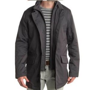 J. Crew Jackets & Coats J. Crew Fulton Insulated Long Length Double Zipper Internal Vest Pocketed Coat Color: Gray Size: L
