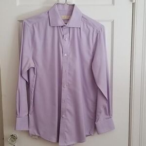 Michael Kors Shirts Michael Kors Dress Shirt Color: Purple Size: 15.5