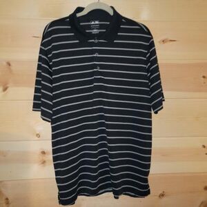 Adidas Shirts Euc Men's Adidas Pure Motion Golf Polo Size Large Color: Black/White Size: L