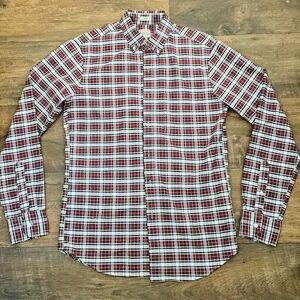 J. Crew Shirts J Crew Plaid Shirt Color: Red/White Size: S