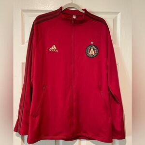 Adidas Jackets & Coats Atlanta United Zipper Jacket Color: Red Size: L