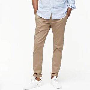 J. Crew Pants J.Crew Cotton Blend Straight-Fit Flex Men’s Khaki Pant W30 L30 Color: Tan Size: 30
