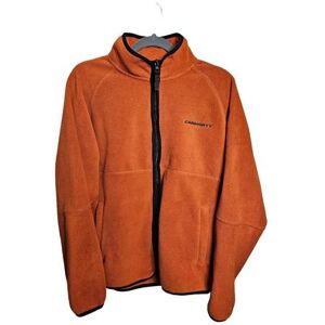 Carhartt Jackets & Coats Carhartt Wip Beaumont Jacket Full Zip Fleece Men Size Small Work Wear Color: Black/Orange Size: Snall