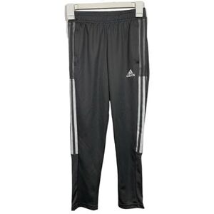 Adidas Bottoms Adidas Grey Tapered Leg Athletic Sweatpants Color: Gray/White Size: Sb