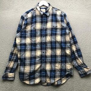 American Eagle Outfitters Shirts American Eagle Outfitters Flannel Button Up Shirt Men's L Long Sleeve Plaid Navy Color: Blue Size: L