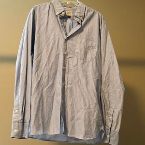 J. Crew Shirts J Crew Blue And White Stopped Button Up Color: Blue/White Size: L