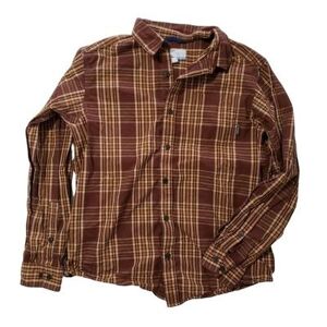 Columbia Shirts Columbia Mens Size Medium Maroon Long Sleeve Button Front Shirt Color: Red Size: M