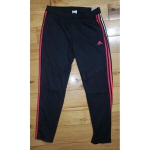 "Adidas Pants Mens Adidas Football Fit Athletic Pants Jogger New Size Large L 32"" X 31"" Color: Red Size: L"