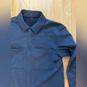 Lululemon Athletica Shirts Lululemon - Mens - Soft Knit Overshirt *French Terry - Blue, Small Color: Blue Size: S