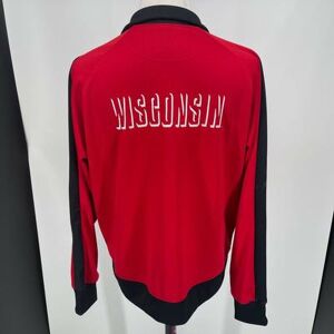 Columbia Jackets & Coats Columbia Mens University Wisconsin Badgers Ncaa Red Black Full Zip Jacket Xl Color: Red Size: Xl