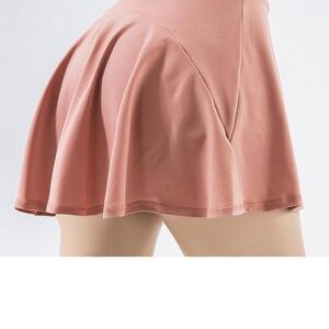 Anna-Kaci Mini Ruffled Flounce Lined Circle Tennis Skirt - Pink - M