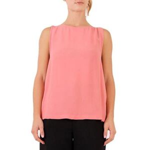 Forte Forte Georgette Sleeveless Top In Make Up - Orange