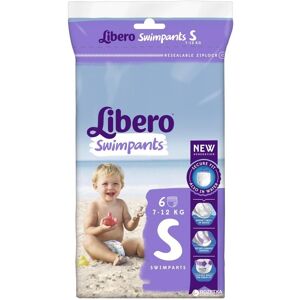 Libero Swimpants, Waterproof Diapers 6 un. S (7-12 kg)