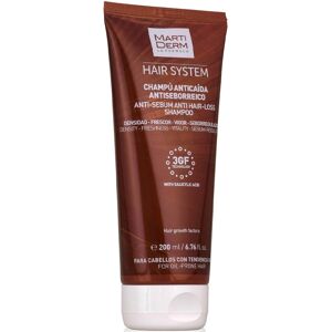 Martiderm Hair System Anti-Sebum Anti Hair-Loss Shampoo for Oily-Prone Hair 200mL