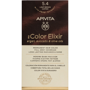Apivita My Color Elixir Permanent Hair Color 1 un. 5.4 Brown Light Coppery