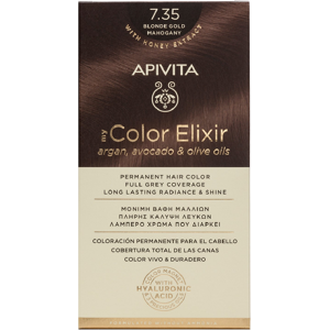 Apivita My Color Elixir Permanent Hair Color 1 un. 7.35 Mahogany Gold Blond