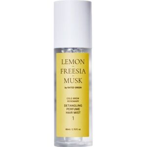 Rated Green Cold Brew Rosemary Detangling Perfume Hair Mist 80mL Lemon Freesia Musk