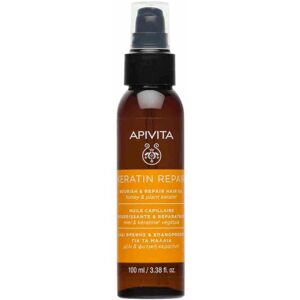 Apivita Keratin Repair Nourish and Repair Hair Oil for Dry and Damaged Hair 100mL