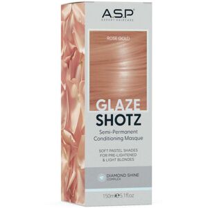 A.S.P Hair Glaze Shotz Semi-Permanent Conditioning Masque Soft Pastel Shades 150mL Rose Gold
