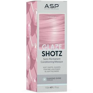 A.S.P Hair Glaze Shotz Semi-Permanent Conditioning Masque Soft Pastel Shades 150mL Soft Pink