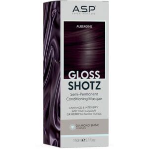 A.S.P Hair Gloss Shotz Semi-Permanent Conditioning Masque Color Enhancer 150mL Aubergine