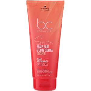 Schwarzkopf BONACURE Sun Protect 3-in-1 Scalp, Hair and Body Cleanse Shampoo 200mL