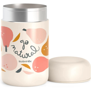 Suavinéx Go Natural Thermos for for Hot and Cold Solids 400mL Beige