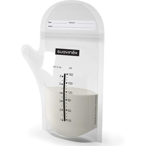 Suavinéx Breast Milk Storage Bags with Zip Closure 25 un. 180mL