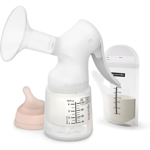 Suavinéx Manual Breast Pump Kit with Bottle Zero Zero 1 un.