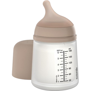 Suavinéx Zero Zero Baby Bottle Anti-Colic with Silicone Teat 180mL Medium A: Adaptive Flow