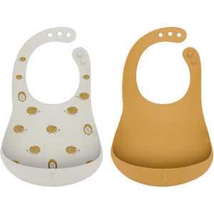 Suavinéx Silicone Bib Soft and Flexible 1 un. Grey and Yellow