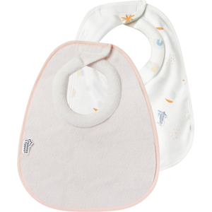 Tommee Tippee Comfee Fit Baby Milk Feeding Bibs 2 un. Pink/Rainbow