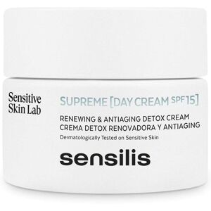 Sensilis Supreme [Day Cream SPF15] Renewing & Antiaging Detox Cream 50mL SPF15