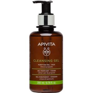 Apivita Purifying Cleansing Gel Deep Cleansing and Sebum Control 200mL