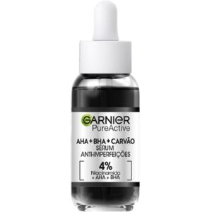 Garnier AHA + BHA + Charcoal Anti-Blemish Serum 30mL