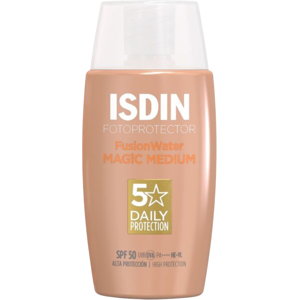 Isdin Fotoprotector Fusionwater Magic Color for Oily to Combination Skin 50mL Medium SPF50+
