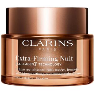 Clarins Extra-Firming Nuit [Collagen]³ Technology Anti-Wrinkles Night Cream Dry Skin 50mL