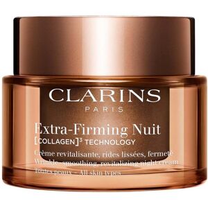 Clarins Extra-Firming Nuit [Collagen]³ Technology Anti-Wrinkles Night Cream All Skin Types 50mL