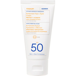 Korres Yoghurt Sunscreen Face and Eyes Cream SPF50 50mL SPF50
