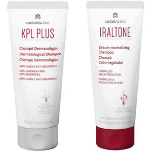 KPL Plus Dermatological Shampoo 200 ml (6.76 fl oz) + Iraltone Sebum-Normalizing Shampoo 200 ml (6.76 fl oz)