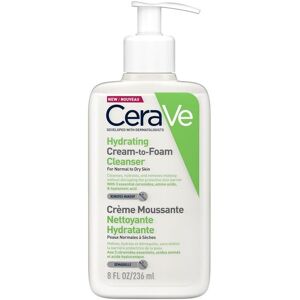CeraVe Hydrating Cream-to-Foam Cleanser Normal to Dry Skin 236ml (7.98 fl oz)