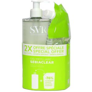 SVR Sebiaclear Purifying Cleansing Micellar Water 400ml + Eco Refill 400ml