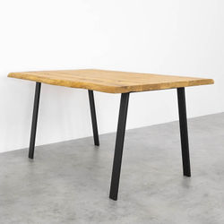 Uris Basic 75x72 sort bordben i metal