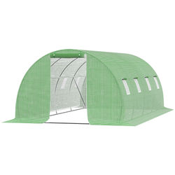Gå-ind Polytunnel Drivhus, 600x300x200 cm, Grøn